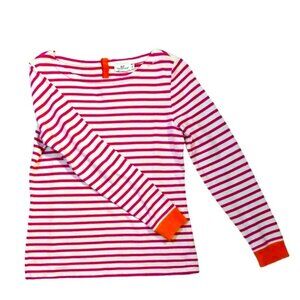 Pink/white striped Vineyard Vines sweater